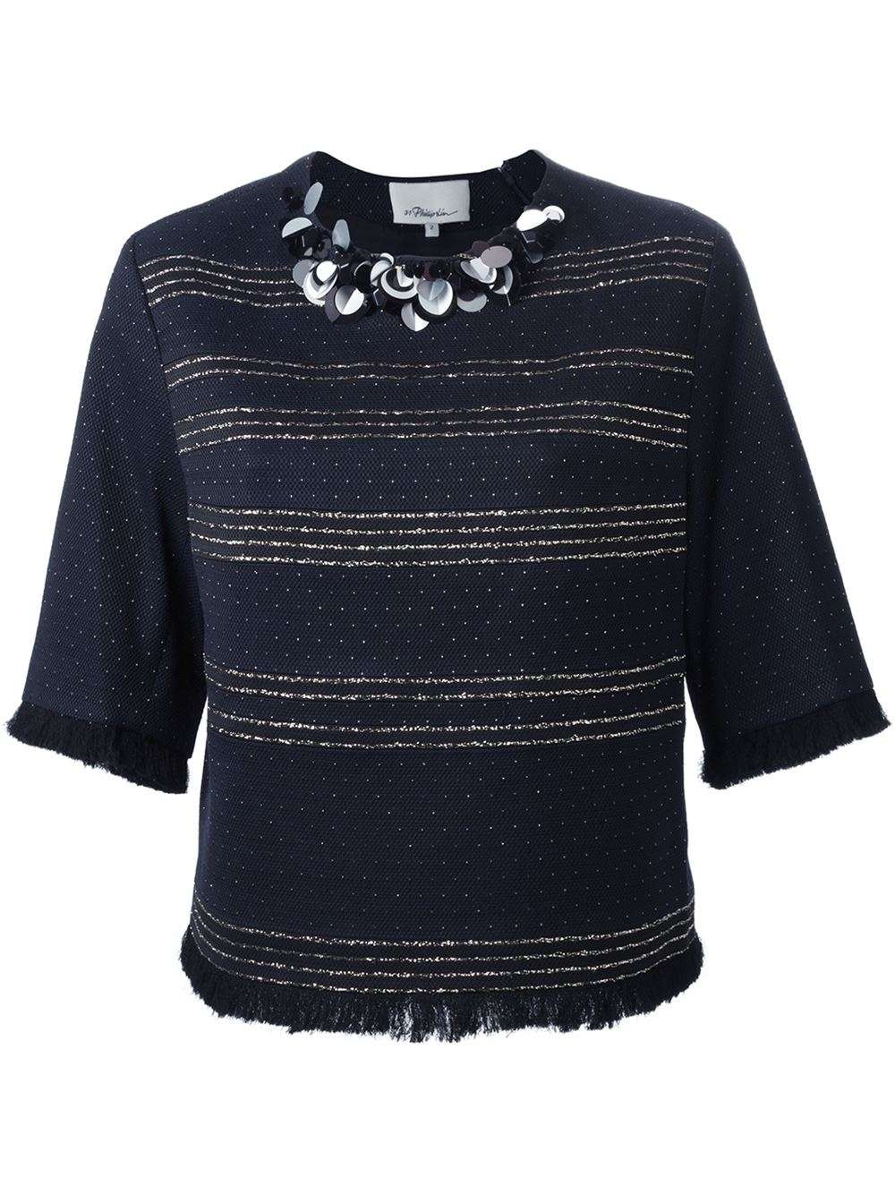 3.1 Phillip Lim - Блузи - Short - Sleeve Blouse - Love|Labels