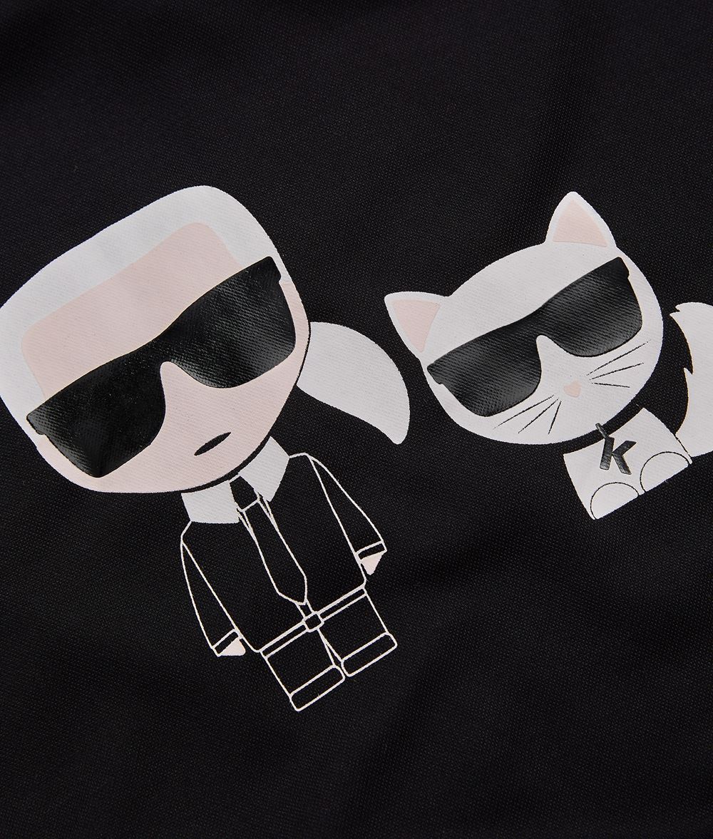 Karl & Choupette Cropped T-Shirt