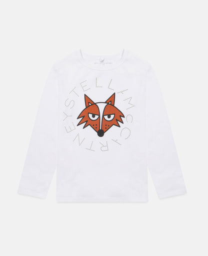 Fox Print Cotton T‐Shirt