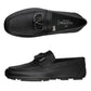 Black Motif Loafers