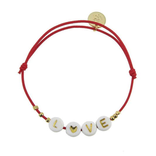Bracelet élastique acier LOVE