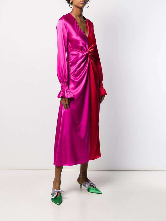 Jaqueline fuxia dress