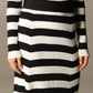 Striped Knitted Midi Skirt