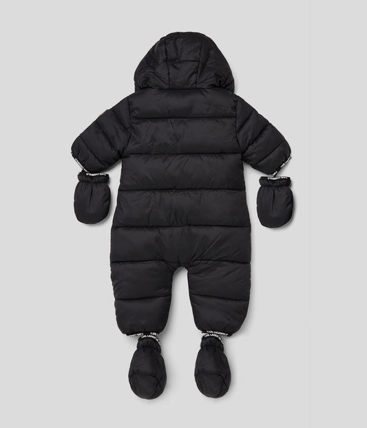 Baby Black Snowsuit Set