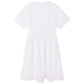 White Mesh 2-in-1 Dress