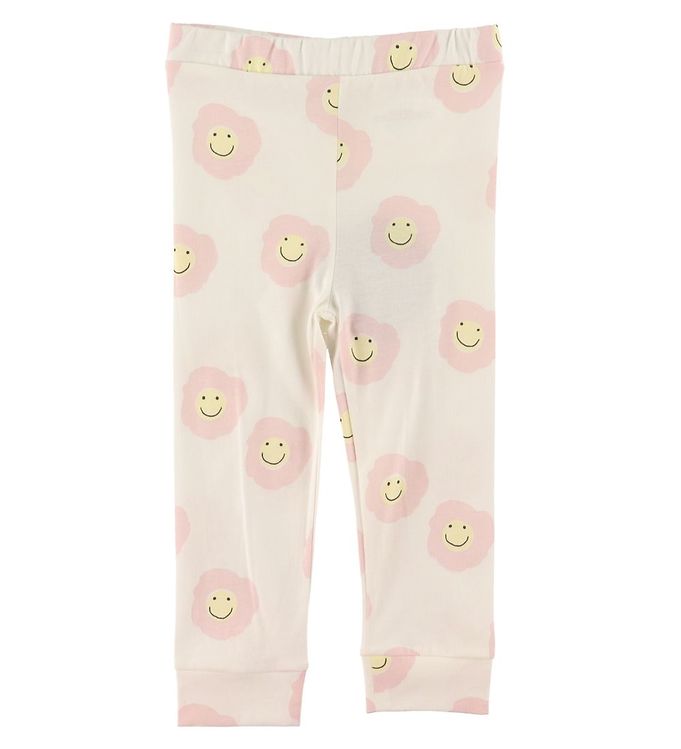 Smiley Floral-Print Trousers
