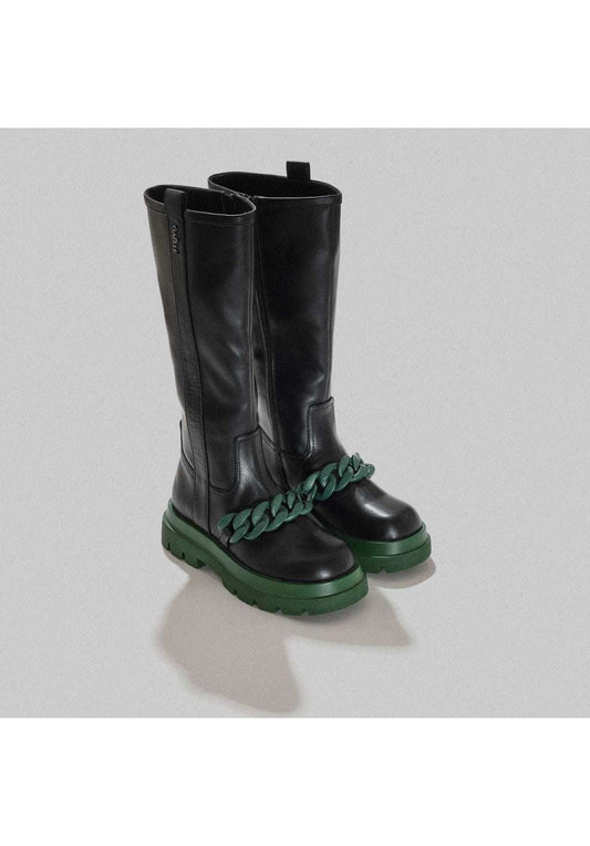 Leather High Boots