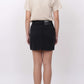 Black Mini Ribbon Skirt