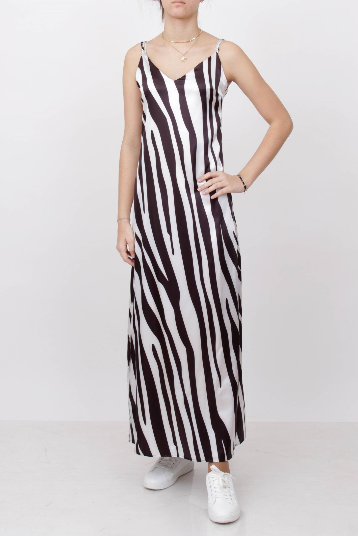 Zebra Slip Dress