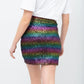 Sequined Mini Skirt
