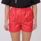 Faux-Leather Shorts