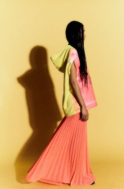 Neon Pleated Lurex Palazzopants