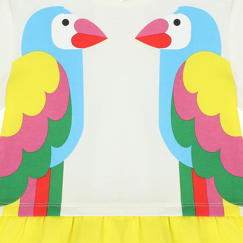 Ivory Parrot Dress