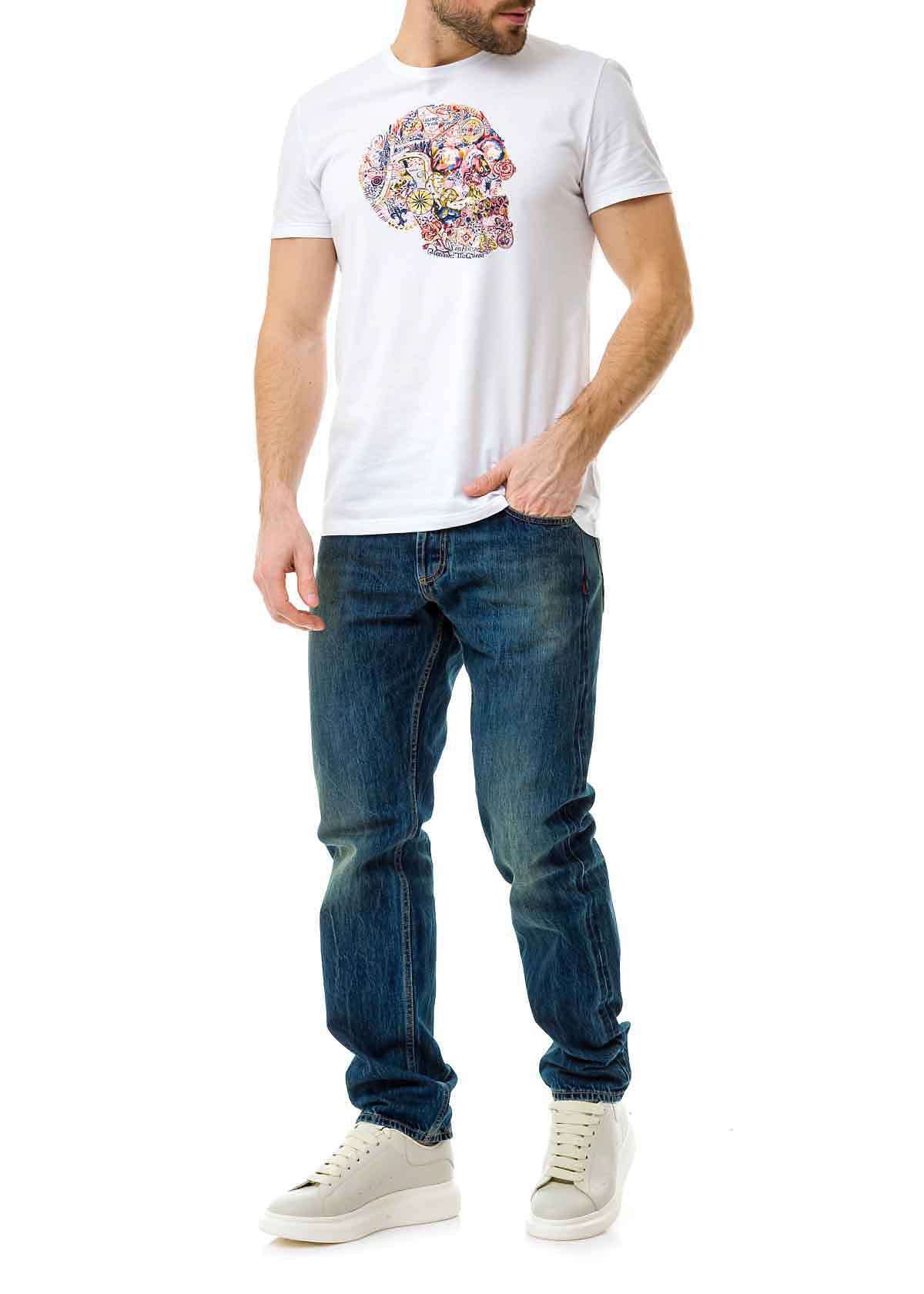 ALEXANDER MCQUEEN - Панталони - Blue Straight Jeans - Love|Labels