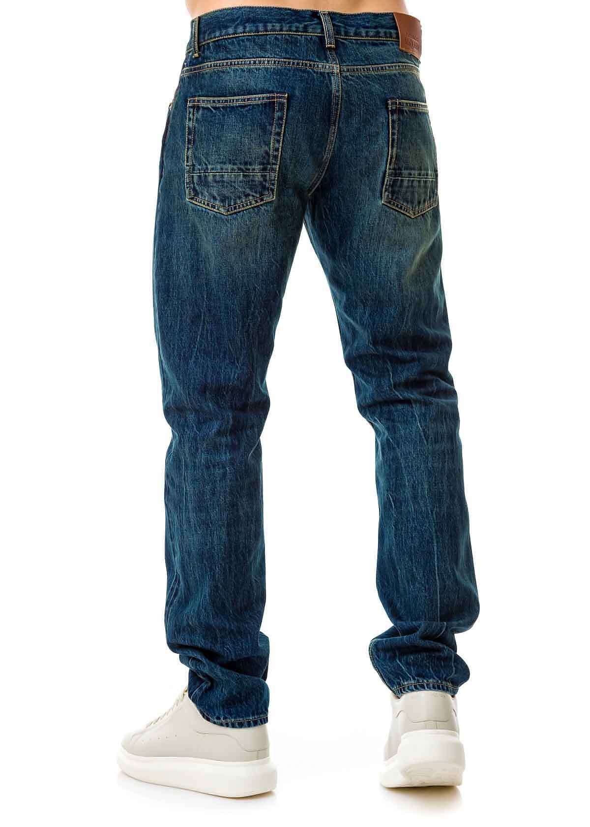 ALEXANDER MCQUEEN - Панталони - Blue Straight Jeans - Love|Labels