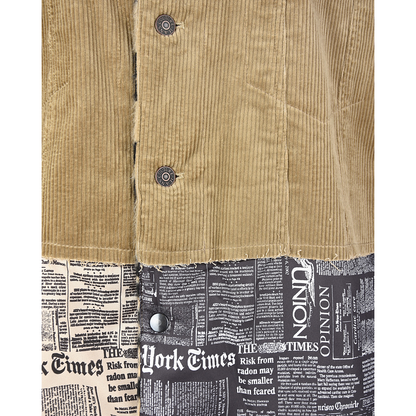 Newspaper Brown Jacket