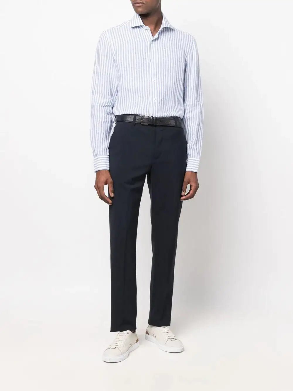 BARBA - Ризи - Stripe Cutaway - collar Shirt - Love|Labels