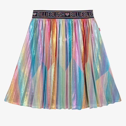 Multicolour Pleated Skirt