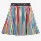 Multicolour Pleated Skirt