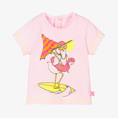 Pink Beach Flamingo T-Shirt