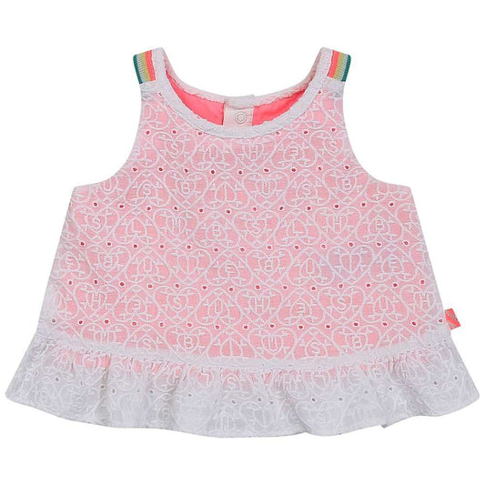 Billieblush - Потници - Pink & White Top - Love|Labels