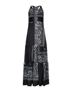 Black Coral - Рокли - Paisley Maxi Dress - Black - Love|Labels