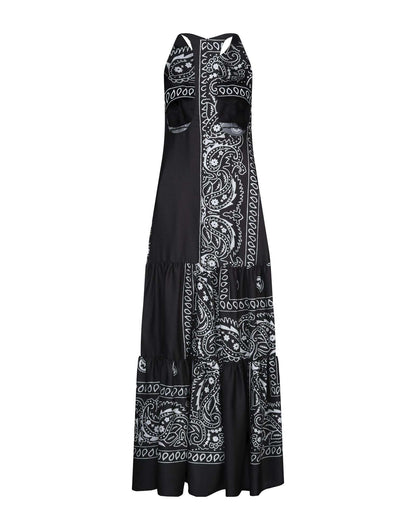 Black Coral - Рокли - Paisley Maxi Dress - Black - Love|Labels