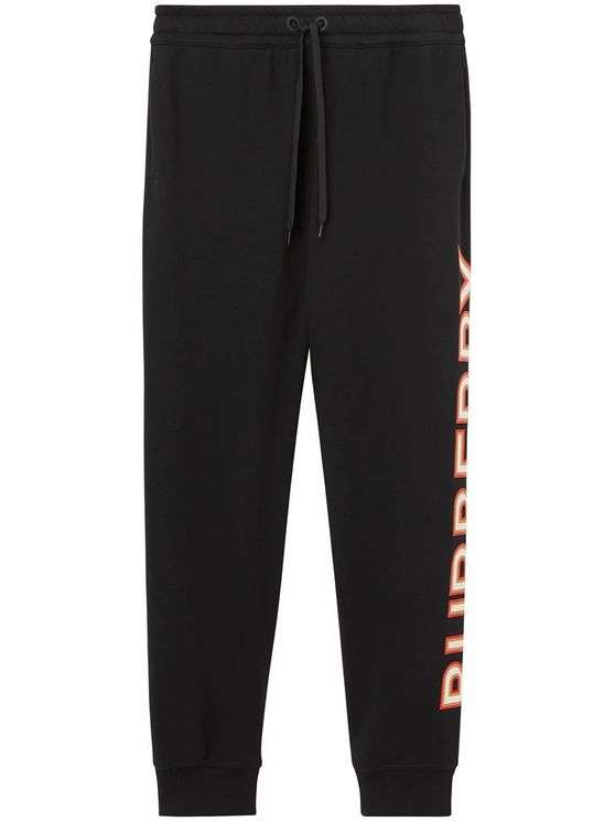 Burberry - Панталони - Black Logo Band Joggers - Love|Labels