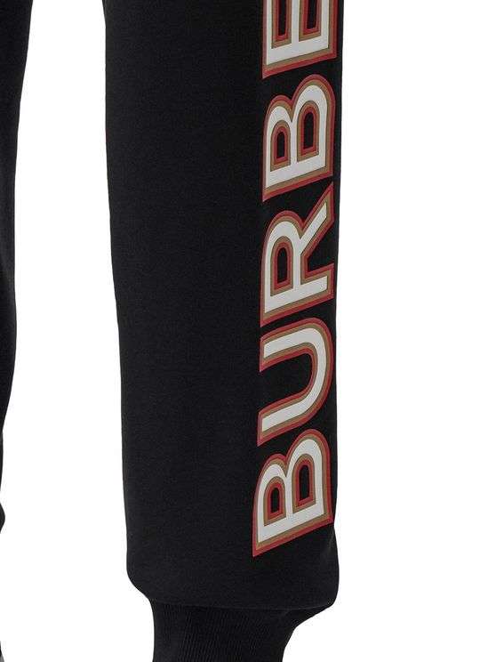 Burberry - Панталони - Black Logo Band Joggers - Love|Labels