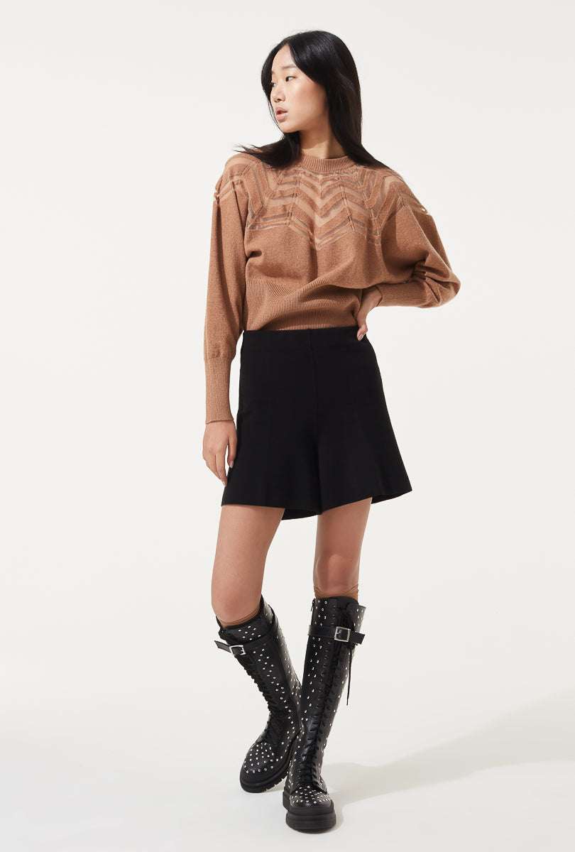 CIRCUS HOTEL - Шорти - Dark Blue CH Knitted Shorts - Love|Labels