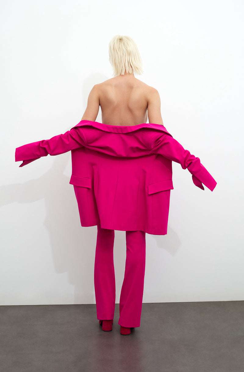 CIRCUS HOTEL - Панталони - Flared Fuxia Trousers - Love|Labels