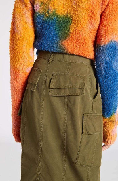 CIRCUS HOTEL - Поли - Khaki Cargo Skirt - Love|Labels