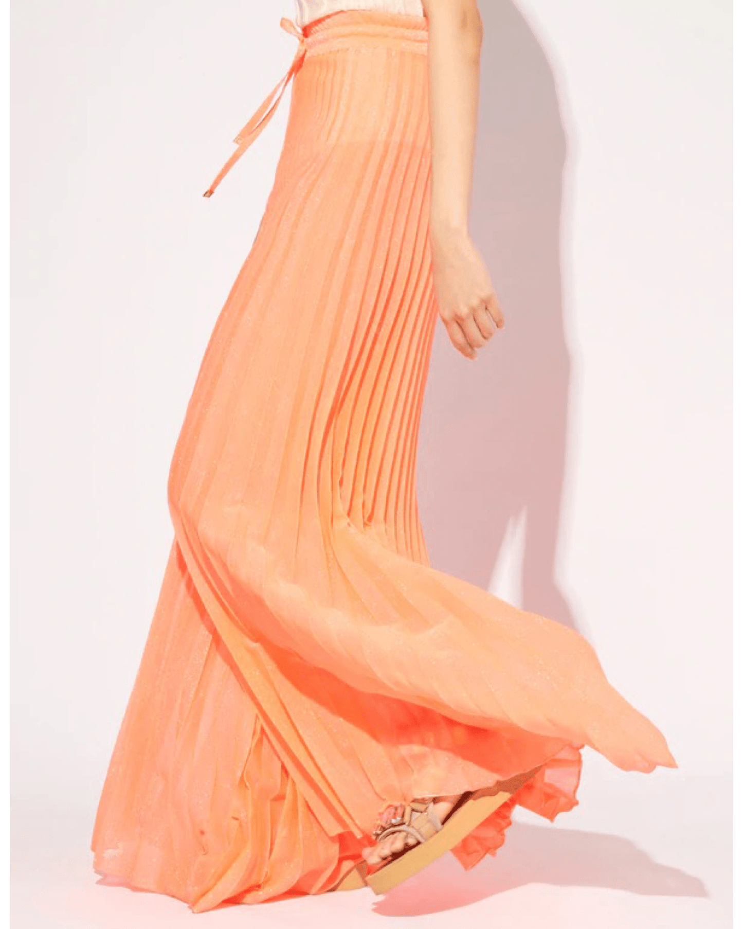 CIRCUS HOTEL - Панталони - Neon Pleated Lurex Palazzopants - Love|Labels