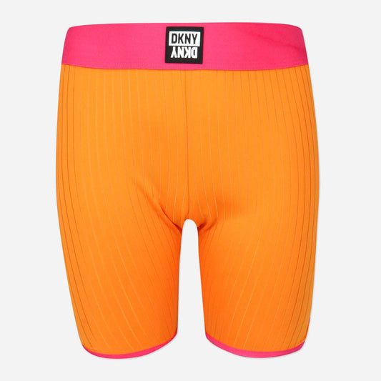 Orange Logo Cycling Leggings