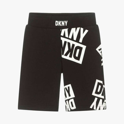 DKNY - Шорти - Black Cotton Logo Shorts - Love|Labels