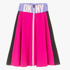 DKNY - Поли - Black & Pink Logo Skirt - Love|Labels