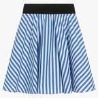 DKNY - Поли - Blue Striped Cotton Skirt - Love|Labels
