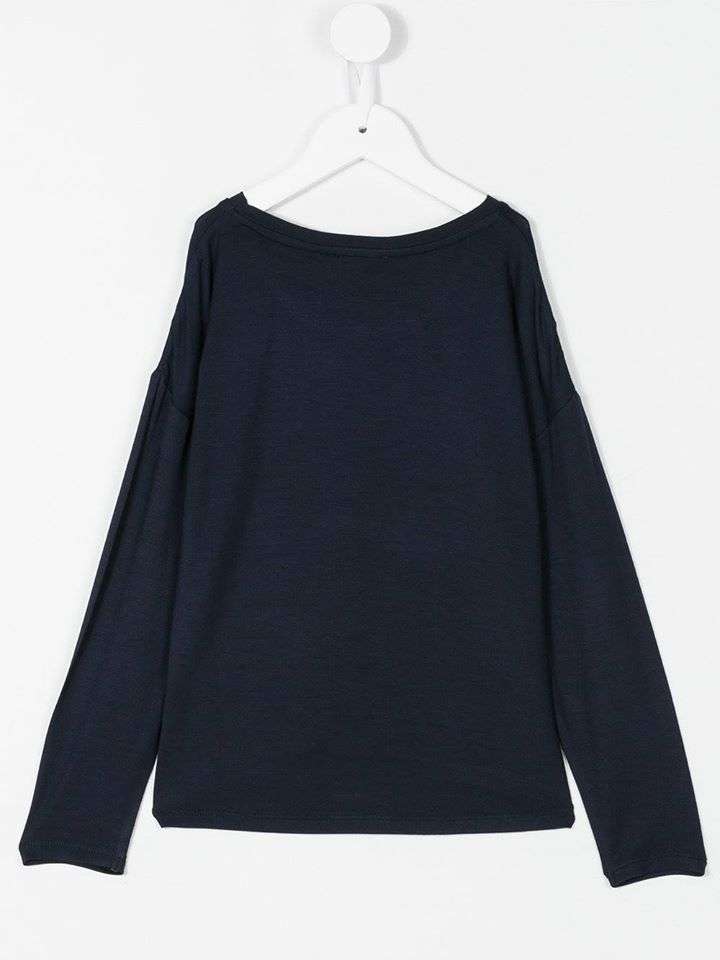 DKNY - Блузи - Dark Blue Long - Sleeve T-Shirt - Love|Labels