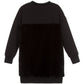 Black Sweatshirt-Dress