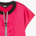 DKNY - Рокли - Girls Pink Satin Dress - Love|Labels
