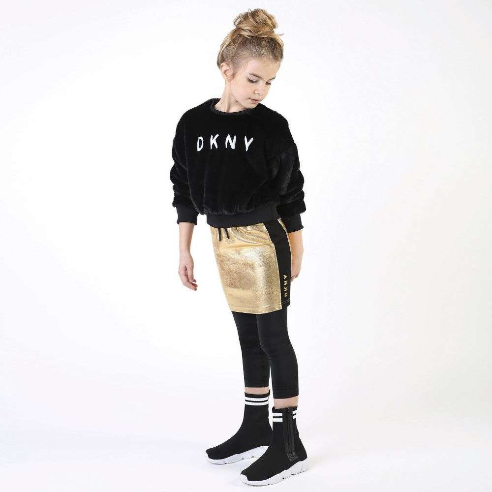 DKNY - Поли - Gold Mini Skirt - Love|Labels