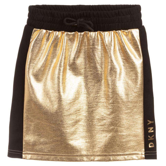 DKNY - Поли - Gold Mini Skirt - Love|Labels