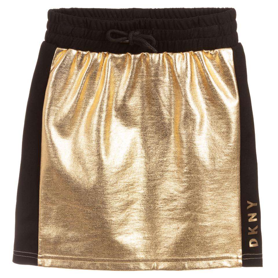 DKNY - Поли - Gold Mini Skirt - Love|Labels