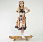 DKNY - Поли - Gold Shinny Skirt - Love|Labels