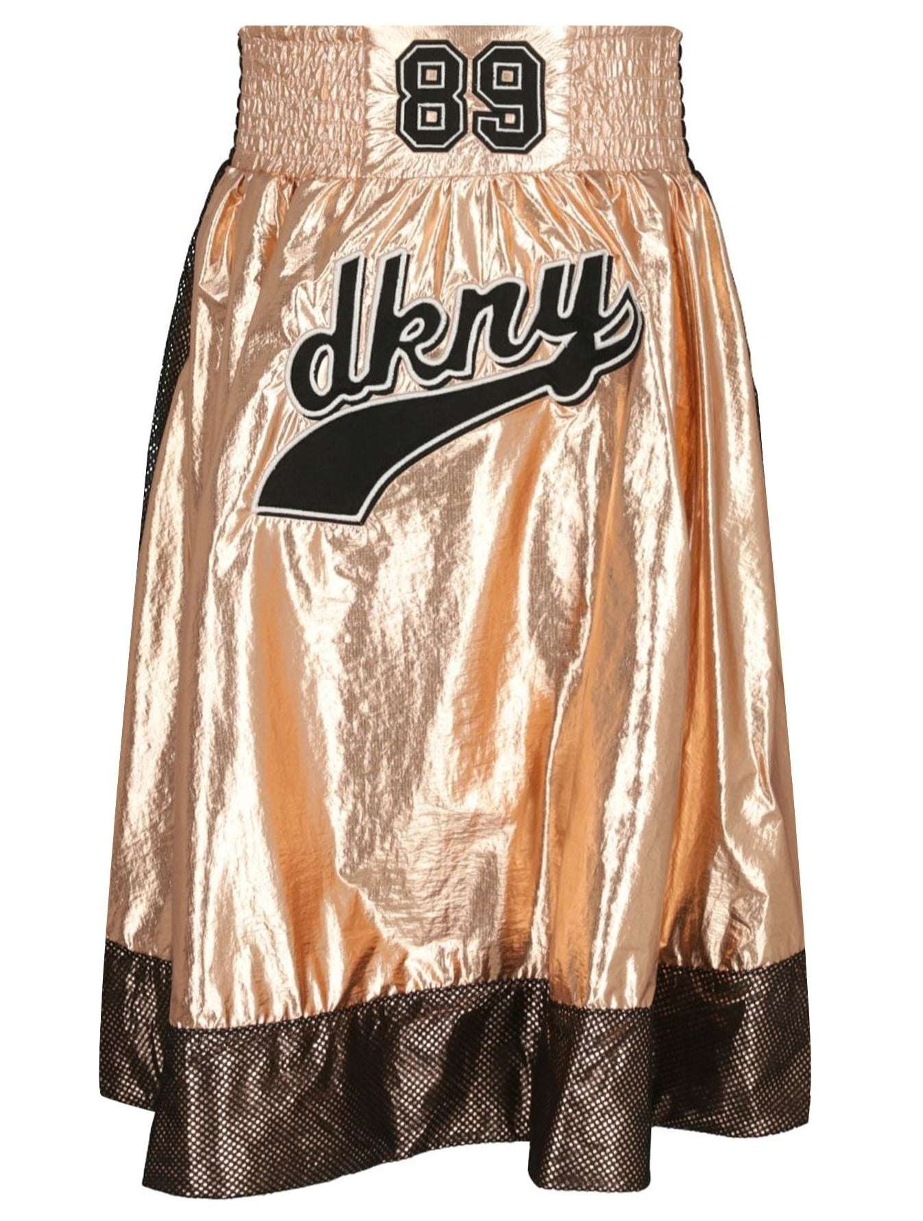 DKNY - Поли - Gold Shinny Skirt - Love|Labels