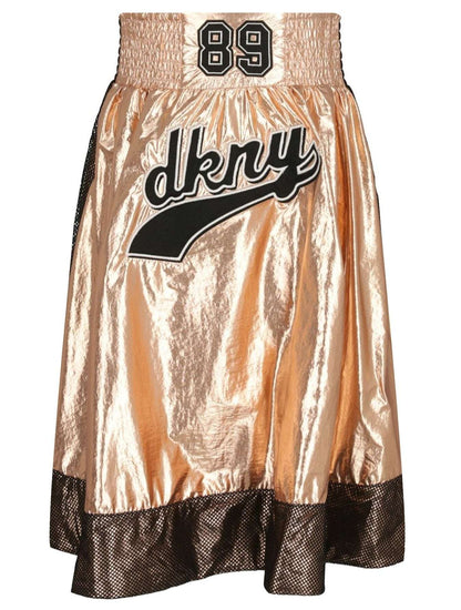 DKNY - Поли - Gold Shinny Skirt - Love|Labels