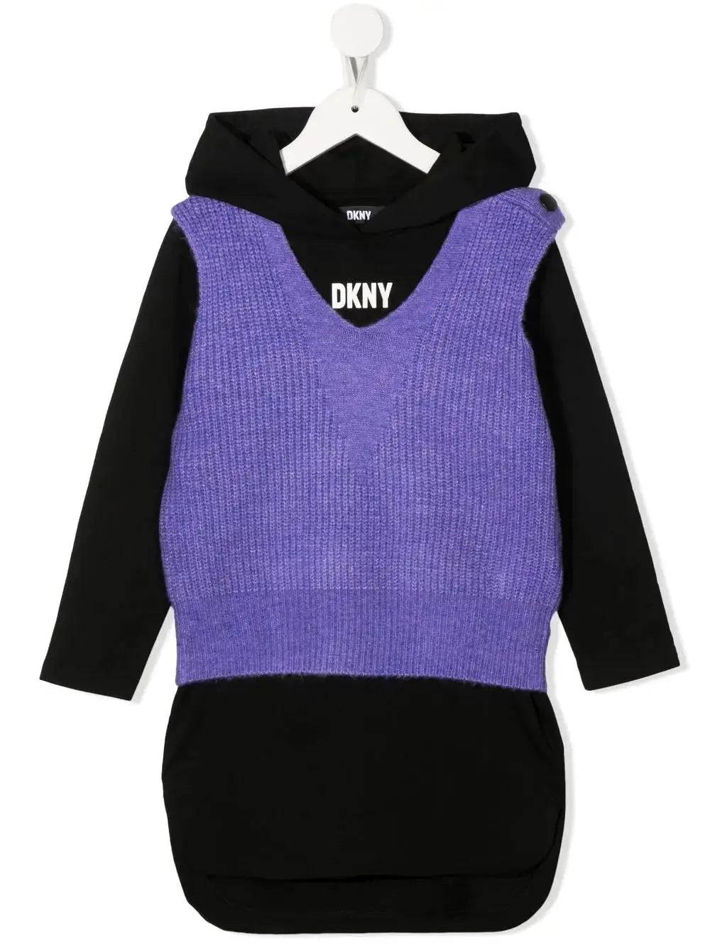 DKNY - Рокли - Layered Hooded Sweater Dress - Love|Labels