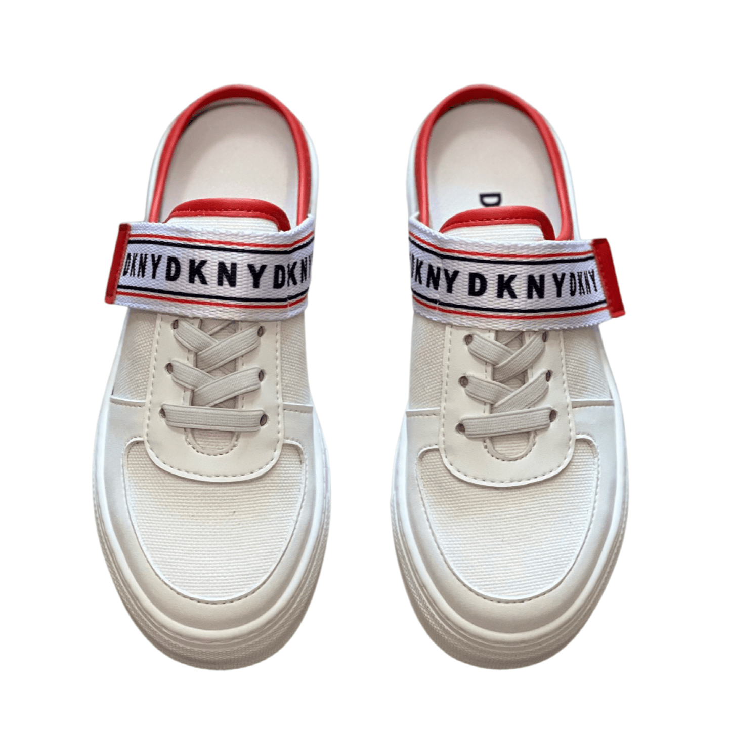 DKNY - Обувки - White DKNY Open Sneakers - Love|Labels
