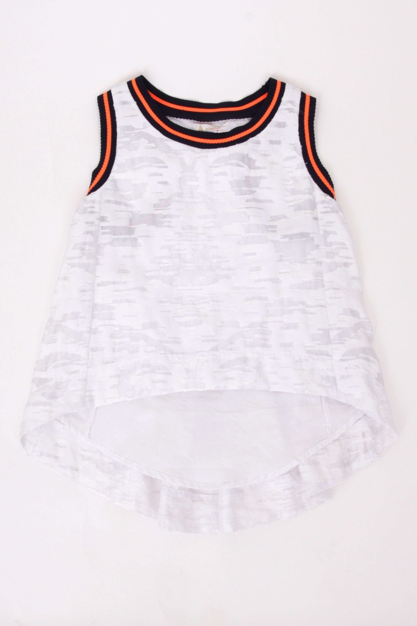 DONDUP - Потници - White Asymmetric Top - Love|Labels
