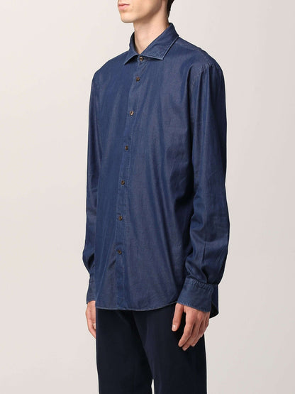 ETRO - Ризи - Paisley Denim Shirt - Love|Labels